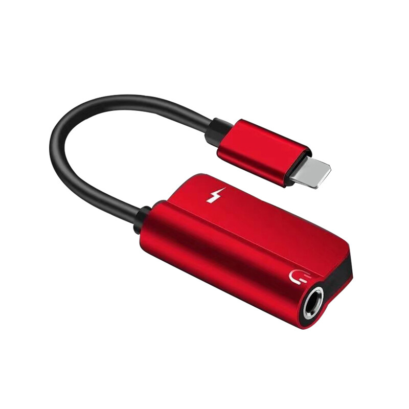 2-in-1 Lightning To 3.5mm Headphone Adapter, Dual Headset Splitter, Hi-Fi Audio, Fast Charging, Compatible With IPhone 14/13/12/11 Pro Max/Plus/Mini/ XR/XS/7/8 Plus, IPad - Foto 5