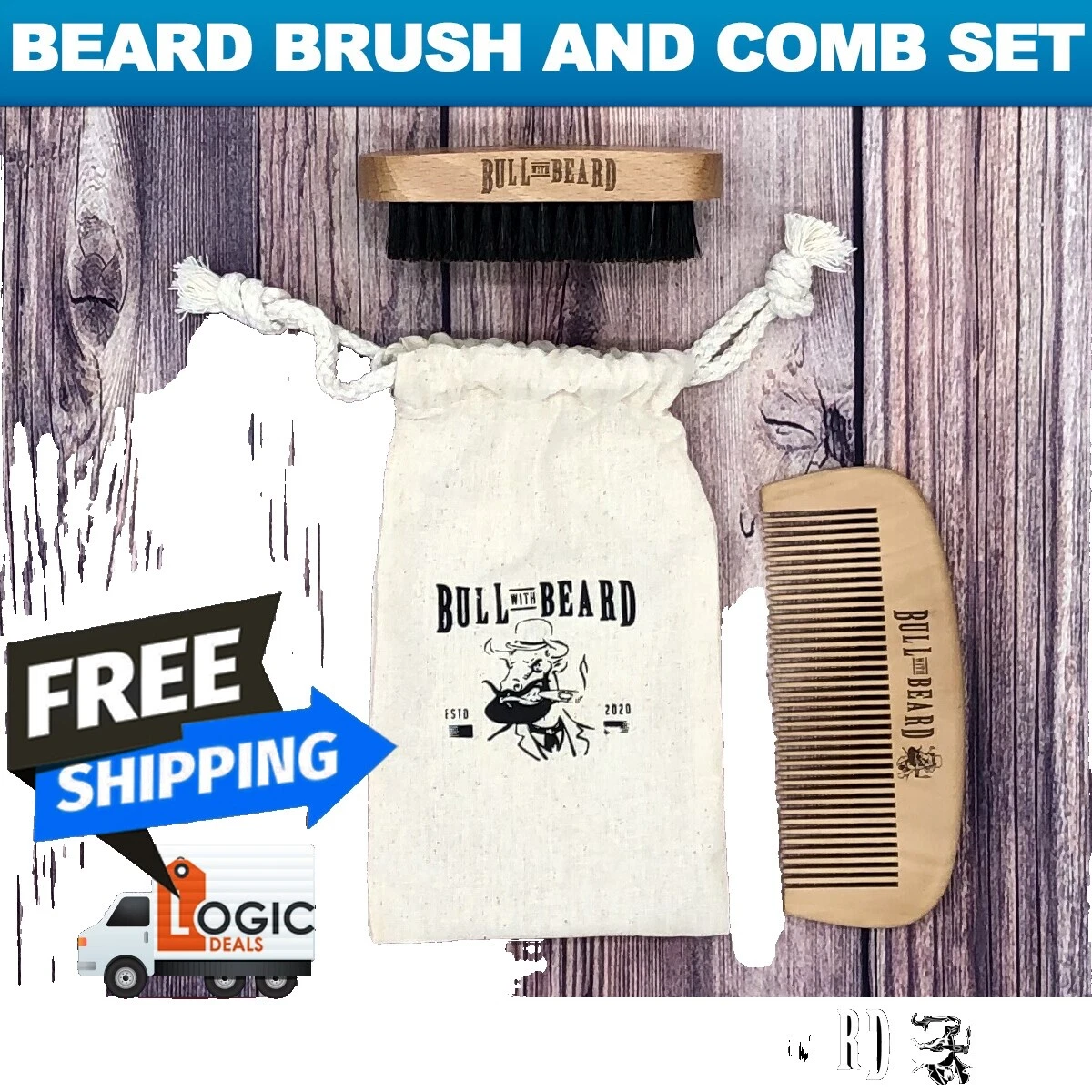 Nylon Bristle Hair Beard Combs