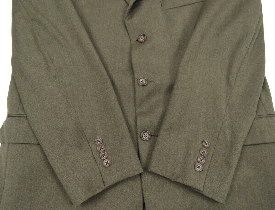 Chaqueta Blazer Abrigo Deportivo Burberry London Kensington 100% Lana 3 Botones 42 L Foto 3 de 4