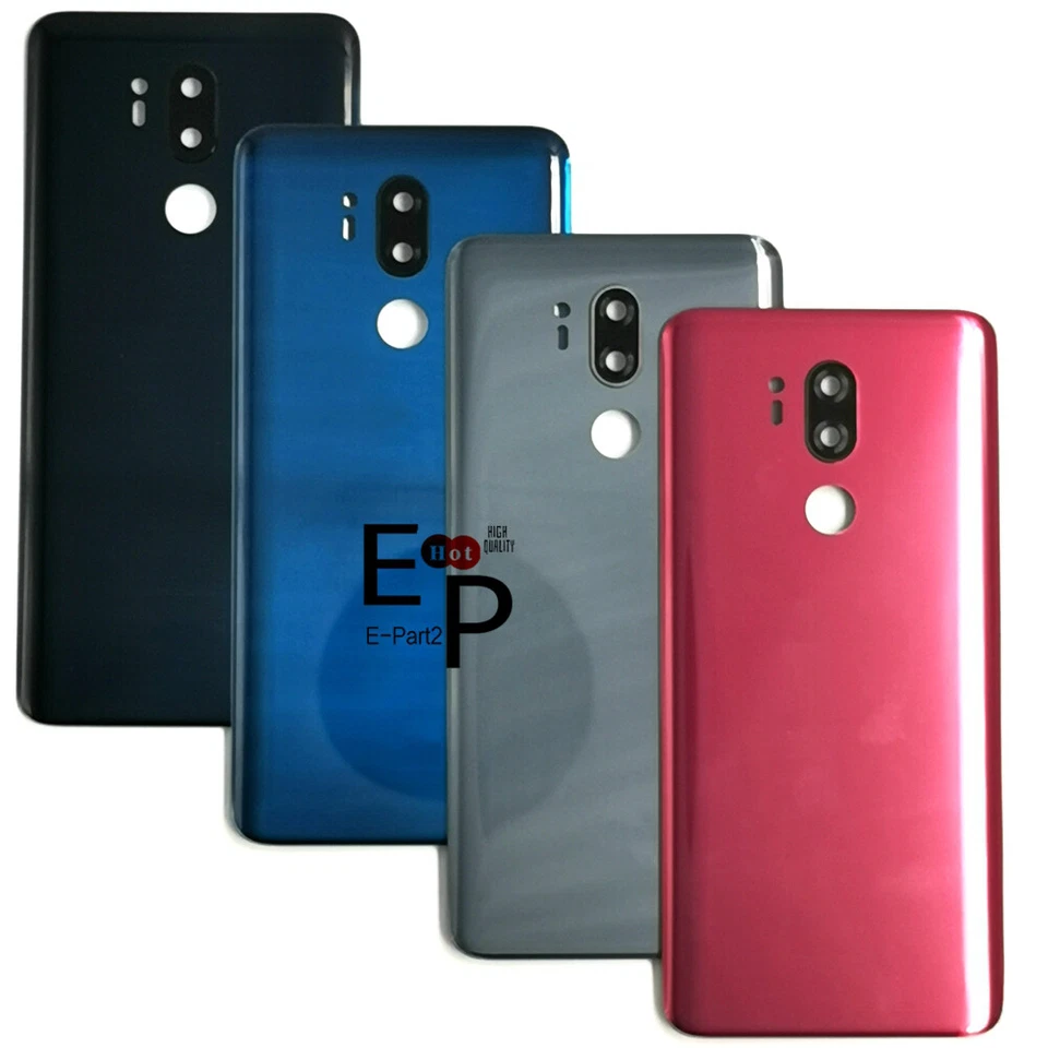 Battery Case Door Glass Cover Replacement For LG G7 LG G7 ThinQ With Logo - Image 2 of 4