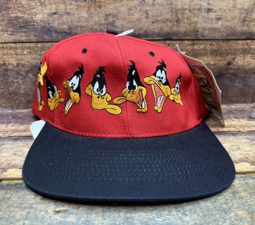 Vintage Daffy Duck Looney Tunes Hat Cap 