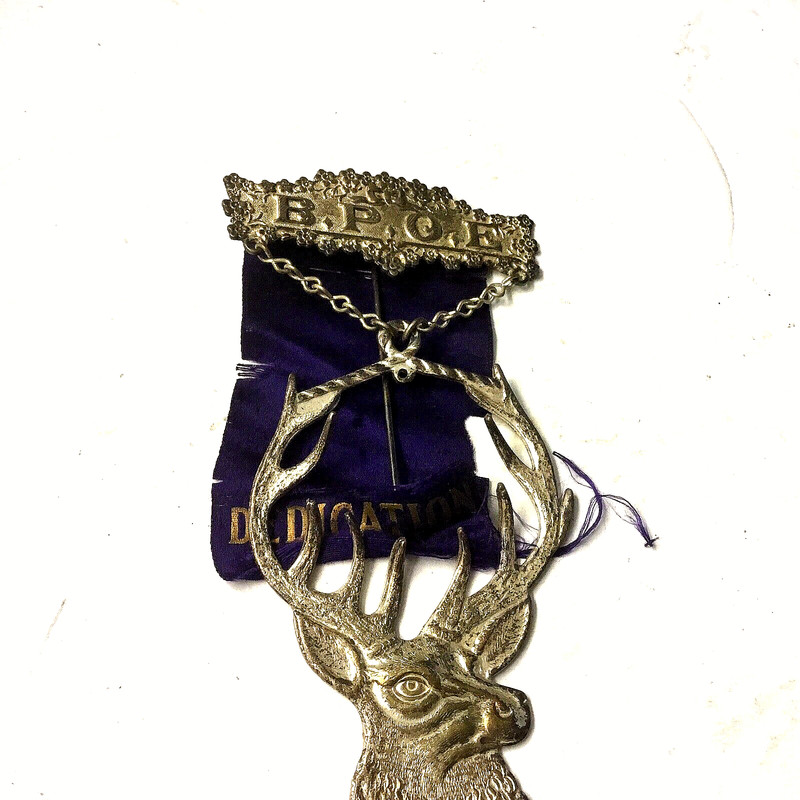 B. P. O. E. Dedication Badge Medal 