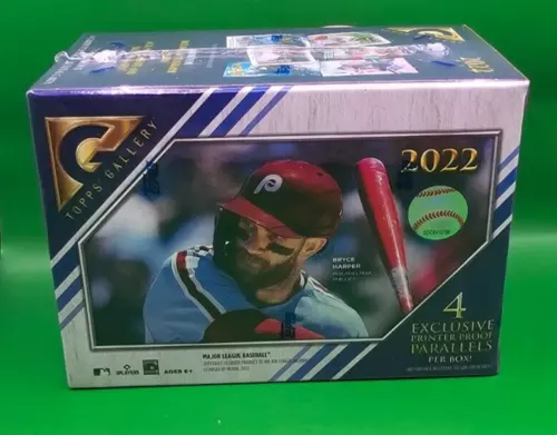 2022 TOPPS GALLERY BASEBAL BLASTER BOX 4 PRINTER PROOF PARALLELS NEW SEALED