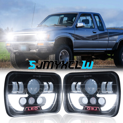5x7'' 7x6'' Rectangle LED Headlight Sealed H4 for Toyota Pickup Truck H6014 H6054
