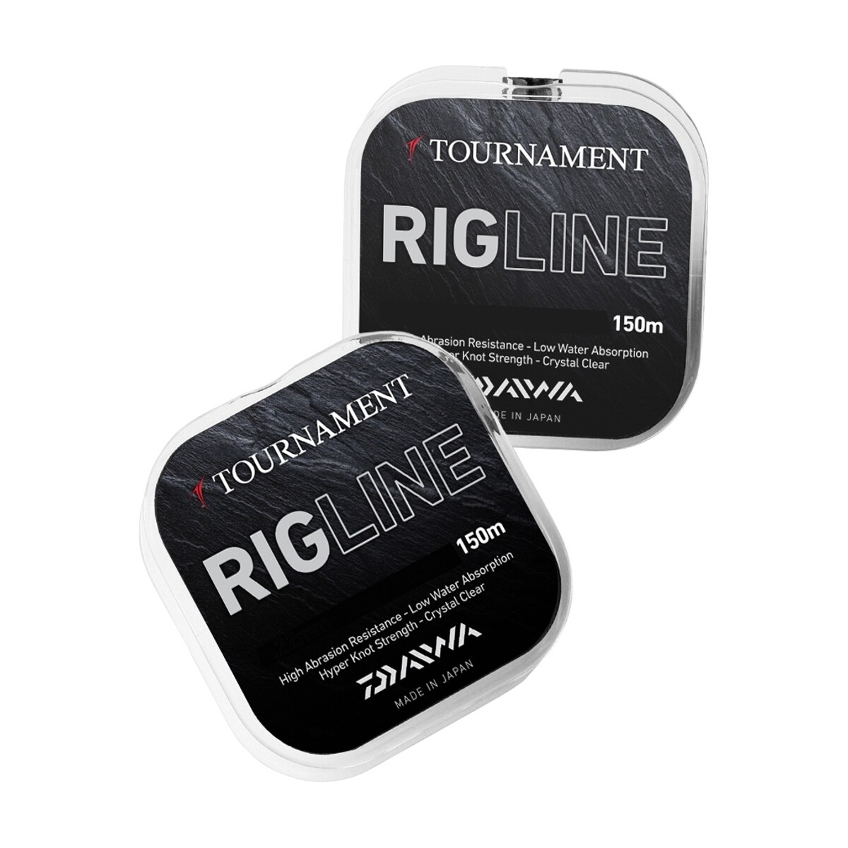 Daiwa Tournament Rigline 2lb 0.10mm Fishing Line 150m Clear High Knot Strength