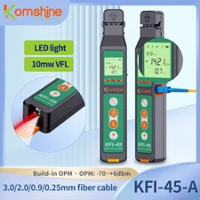 Komshine KFI-45 With 10MW VFL Fiber Optic Trafic Identifier + Power Meter + LED