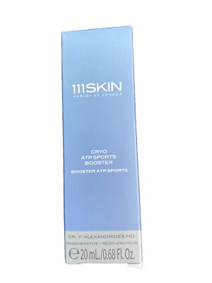 New! 111Skin Harley St. London Cryo ATP Sports Booster Full Size 0.68 fl oz NIB