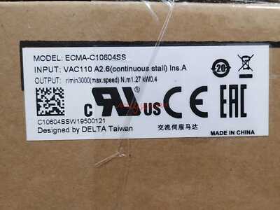 Eins Neu Delta Servo Motor ECMA-C10604SS