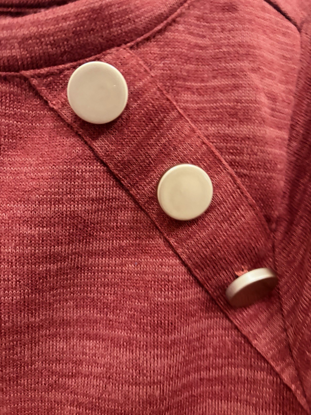 Eloquii Elements Rust Button Shoulder Knit Top Wo… - image 2