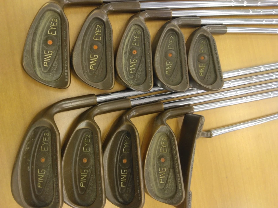 Ping EYE2 Beryllium Copper Orange Dot Iron Set #3-W,S(9Clubs) & Pal 4 Putter - Image 2 of 4