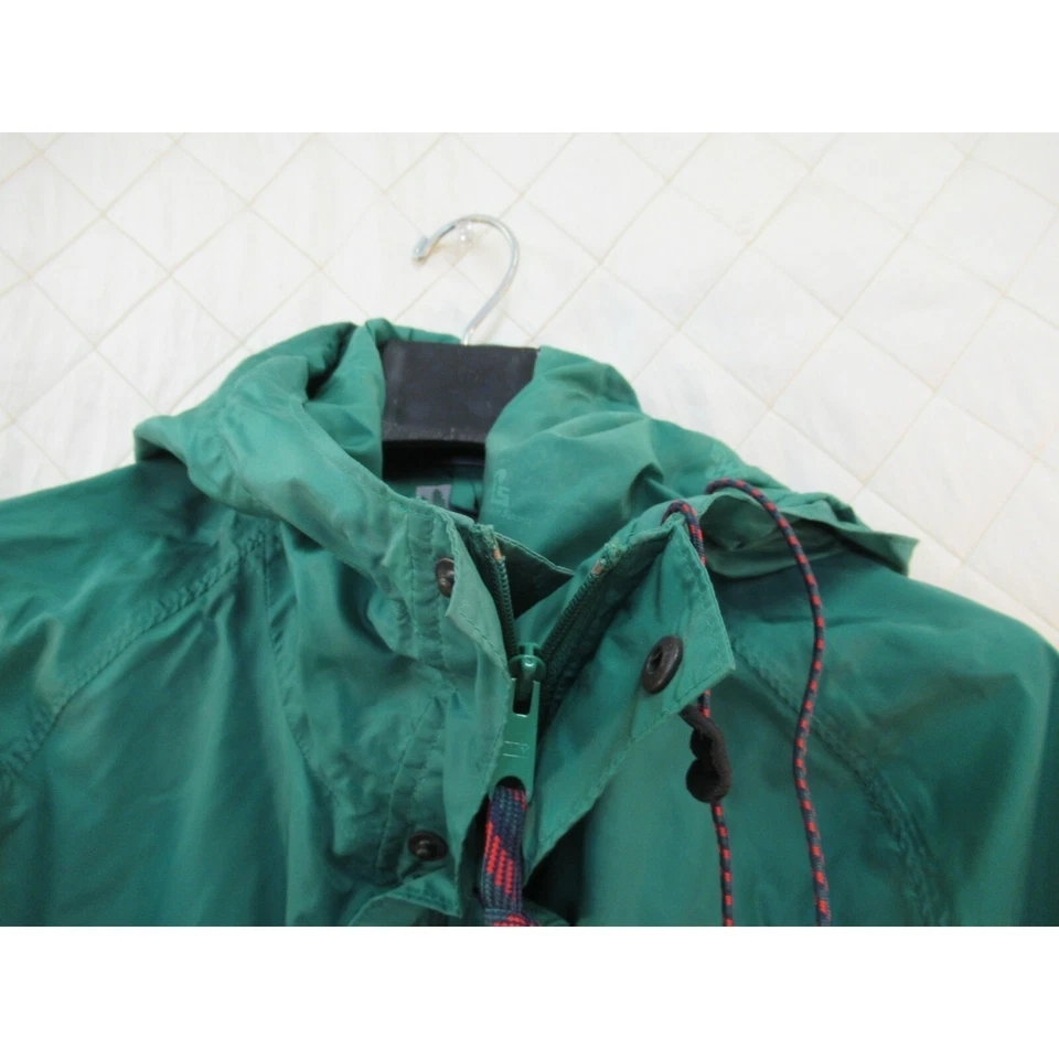 Eastern Mountain Sports EMS Half Zip Jacket Vtg 90s City Vancouver Green Mens S - Image 4 of 4