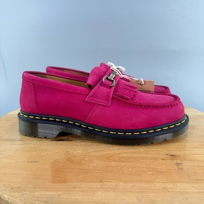 Dr. Martens Adrian Snaffle Womens Size 10 Loafers Leather Platform Fuchsia Pink
