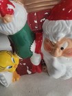 Warner Brothers Christmas Tweety Sylvester Santa Talking Cookie Jar New Box — photo 4