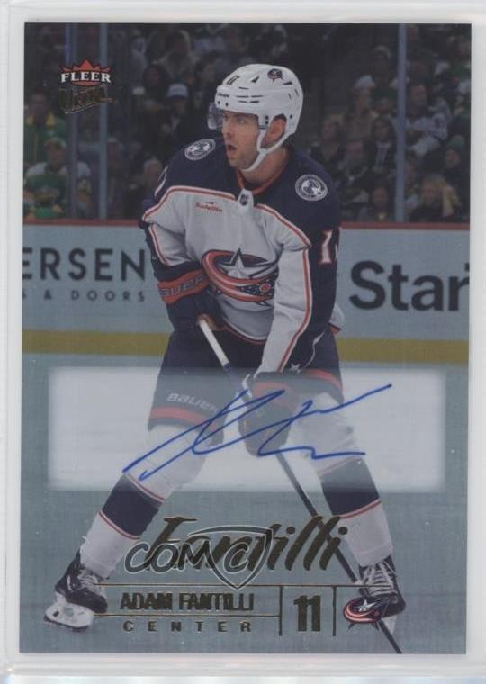 2024-25 Upper Deck Fleer Ultra Rainbow Foil Auto Adam Fantilli #3 Auto 11bq