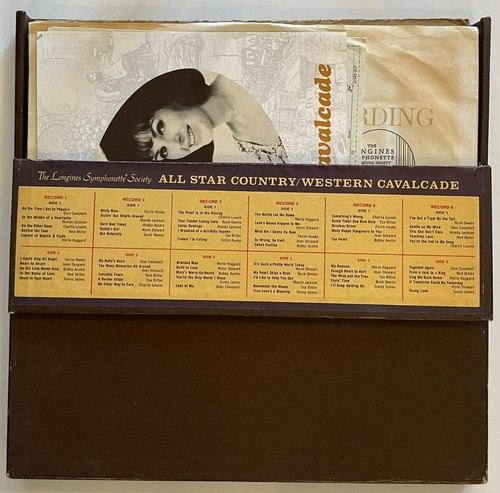 All Star Country / Western Cavalcade 6-LP Box Set NM Wanda Jackson Merle Haggard - Picture 3 of 14