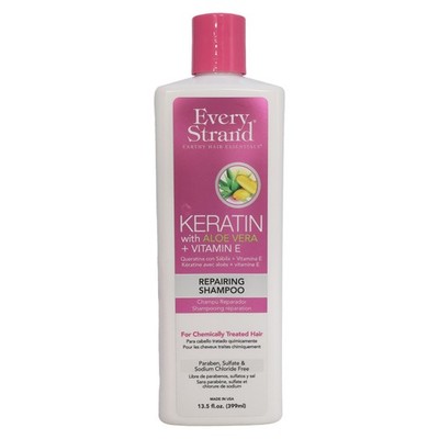 Every Str&Keratin with Aloe Vera Vitamin E Repairing Shampoo 13.5 Oz. Pack of 2
