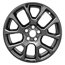 18x7 5 Split Spoke Refurbished Aluminum Alloy Wheel  Painted Gloss Black