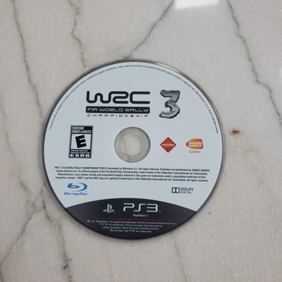 WRC FIA World Rally Championship 3 Sony Playstation 3 PS3 Game Disc Only Tested