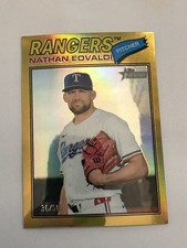 2026 Topps Heritage #40 Nathan Eovaldi,  Rangers CHROME GOLD REFRACTOR #/50