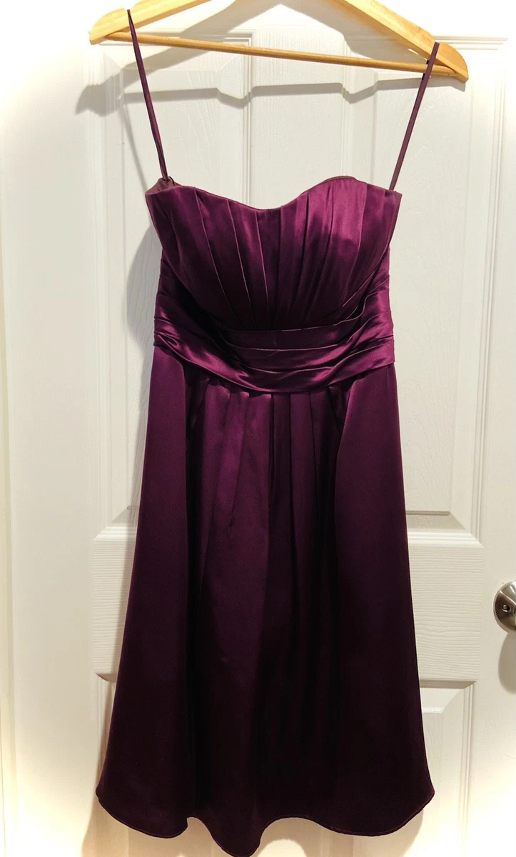 Purple 100% Silk Bridesmaid Dresses for sale | eBay