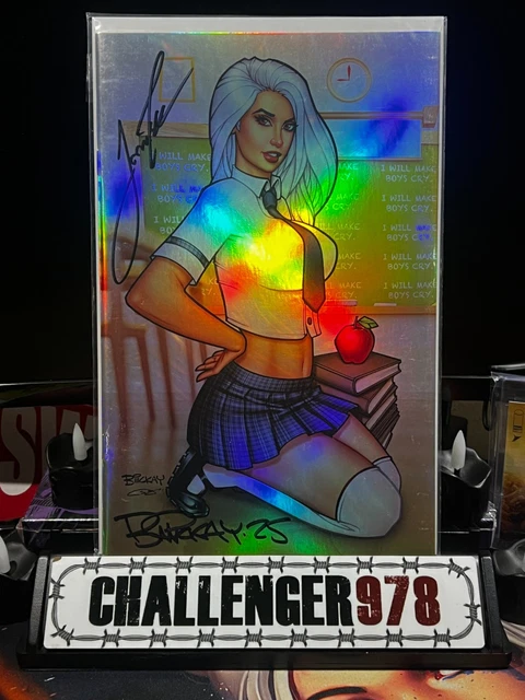 WHITE WIDOW #5 Bill McKay DOUBLE SIGNED FOIL VIRGIN w/ COA - Jamie Tyndall