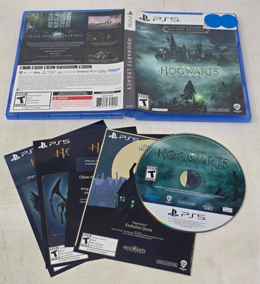 PS5 Hogwarts Legacy Deluxe Edition *Tested*F/S*