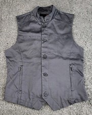 G By GUESS Men's Gray Dress Vest Size Medium 