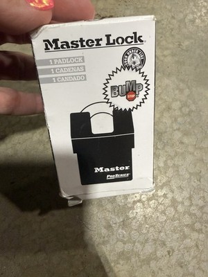 NEW Master Lock Pro Series 6327KA Shrouded Lock Made In USA  Vintage New In Box