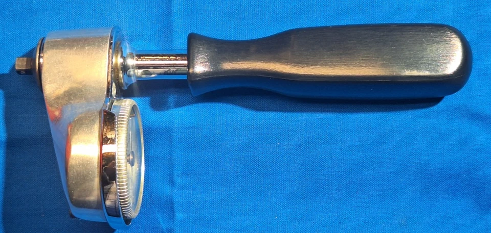 Vintage Snap-On TQS-025 0-48 Inch Ounces 0-3 inch pounds 1/4" drive torque Meter - Image 4 of 4