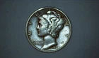 1944-S Mercury Dime Extra Fine 90% Silver