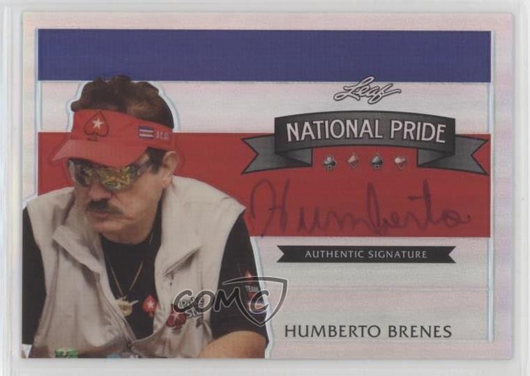 2012 Leaf Metal National Pride Silver Prismatic 19/25 Humberto Brenes Auto 2y5