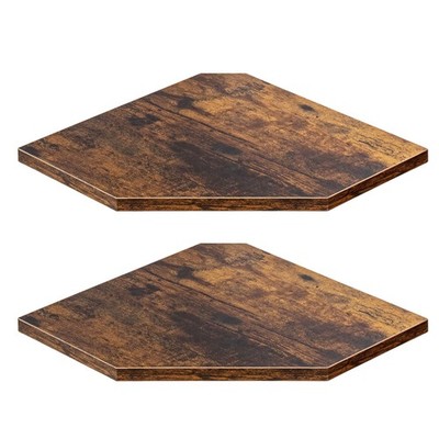 Fun Memories Corner Shelf Wall Mount, Floating Corner Shelves, Set of 2 Corne...
