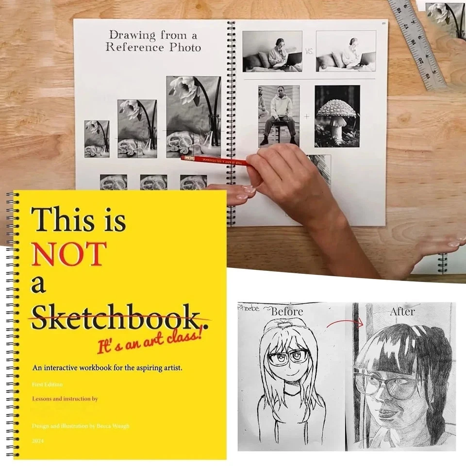 This is Not a Sketchbook Cross-Border Bestseller Interactive Drawing & Coloring - product detail image 2