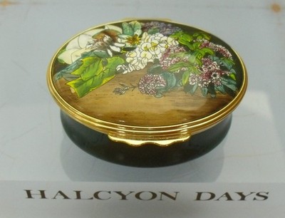 Halcyon Days/Kew ''Flowers of North American Trees...'' Marianne North Emaille Box