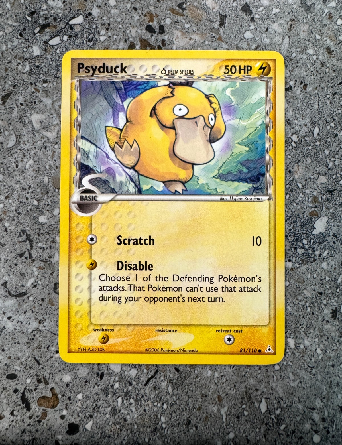 Pokemon TCG Cards Psyduck 81/110 Holon Phantoms EXC-NM