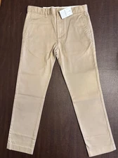 Brand New J. Crew Boys Skinny-fit Pant in Flex Chino Khaki, Size 8