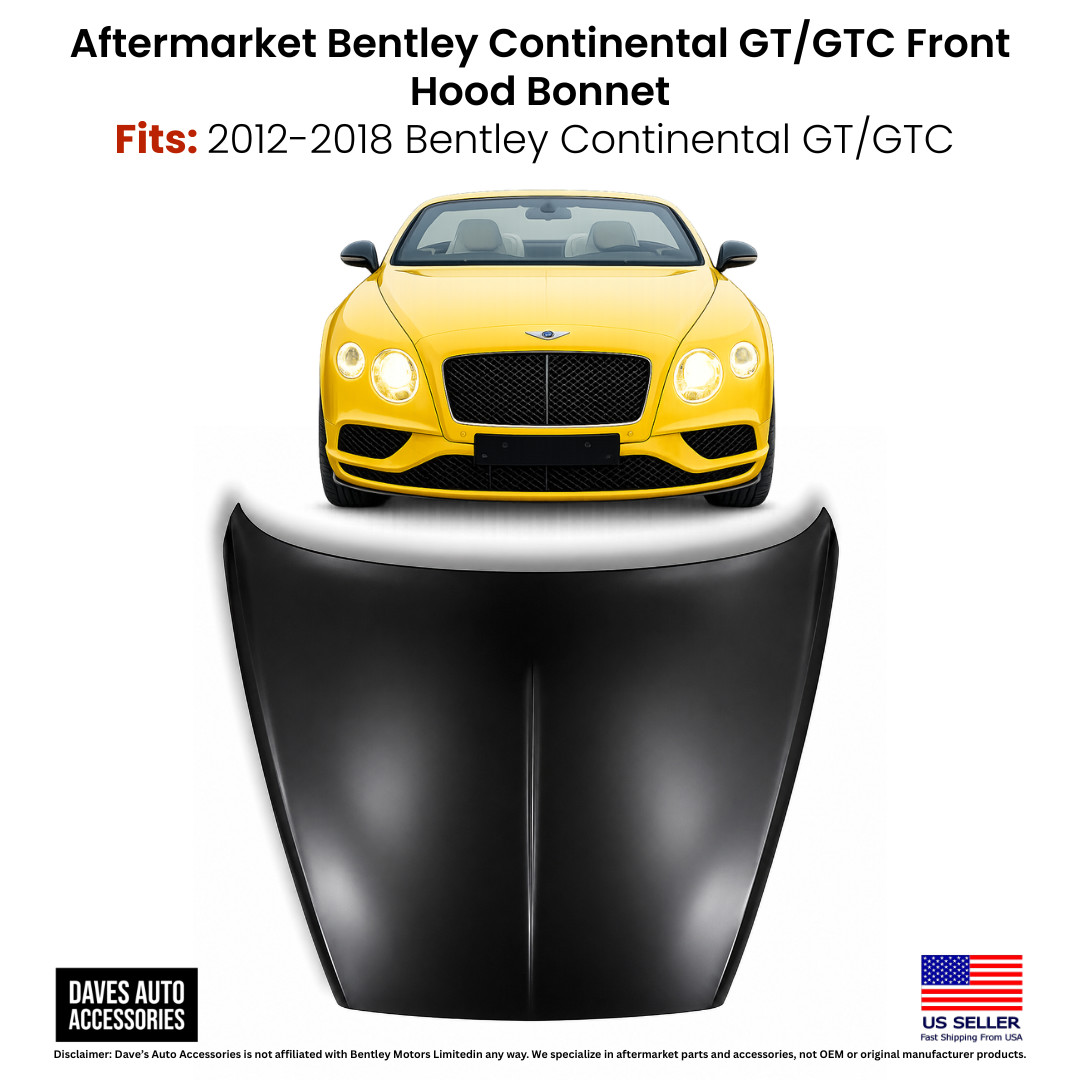 Bentley Continental GT 2012-2018 Front Hood panel