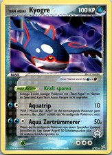 Pokémon Team Aquas Kyogre 3/95 - EX Team Magma vs. Team Aqua - Deutsch 2004