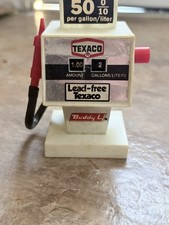 Vintage 1970's Buddy L Fill-R-Up TEXACO 4" Plastic Gas Pump Price Change Works