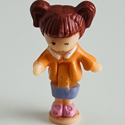 Vintage Polly Pocket Figur Doll Dress Shop Alexia Bluebird 90er Pollyville 1995