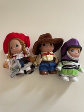 Disney Precious Moments Mini Dolls Set Of 3 Signed Linda Rick New With Tags