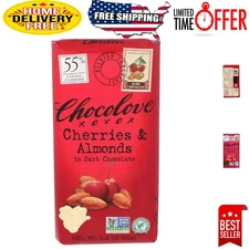 Michigan Cherry & Almond Delights in Dark Chocolate - 3.2 oz Gourmet Treat
