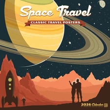 Space Travel (ADG) 2026 Wall Calendar (free shipping)