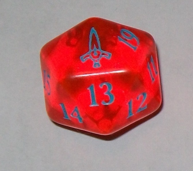 1x Murders At Karlov Manor Oversized D20 Dice