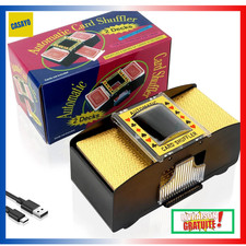 Mélangeur de Cartes Automatique MXTIMWAN 1-2 Jeux - Électrique USB/Piles