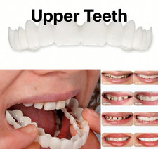 Dental False Teeth-upper teeth- Cover Absence of Denture Whitening Teeth-3pc