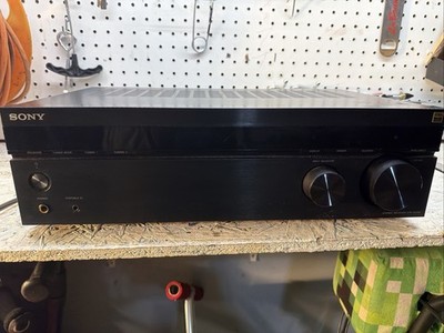 Sony STR-DH190 Black Stereo Receiver with Phono Input and Bluetooth