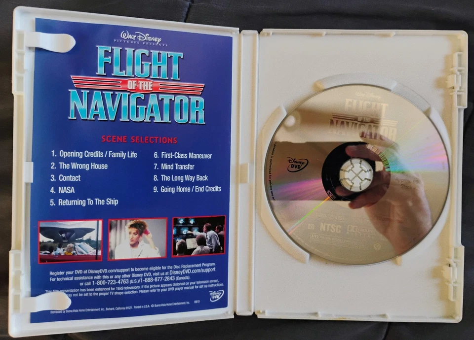 FLIGHT OF THE NAVIGATOR WALT DISNEY DVD HOWARD HESSEMAN/SARAH JESSICA PARKER - Image 3 of 3