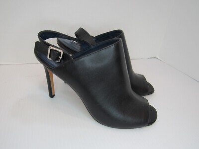 Charles Keith Black Peep Toe Block Heel Sandals Charles Keith - Main Image