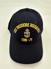 USS Theodore Roosevelt CVN 71 Logo  The Corps US Navy Baseball Cap Hat One Size